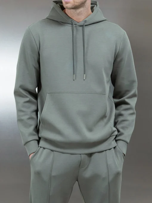 Interlock Jersey Hoodie - Sage