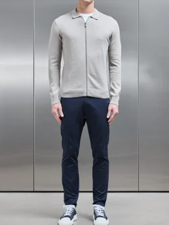 Knitted Overshirt - Stone
