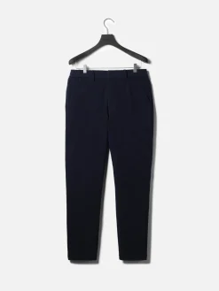 Knitted Tailored Chino Trouser - Navy