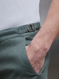 Linen Tailored Trouser - Sage