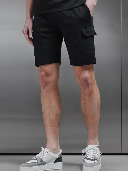 Luxe Cargo Short - Black