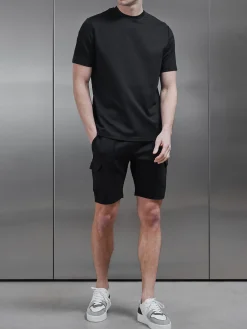 Luxe Cargo Short - Black