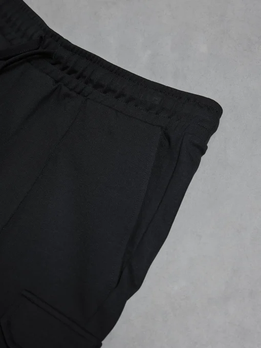 Luxe Cargo Short - Black