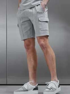 Luxe Cargo Short - Marl Grey