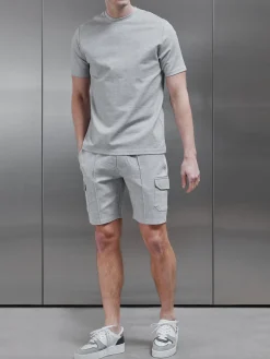 Luxe Cargo Short - Marl Grey