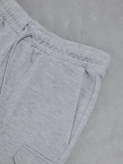 Luxe Cargo Short - Marl Grey