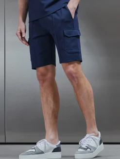 Luxe Cargo Short - Navy