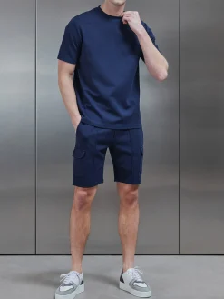 Luxe Cargo Short - Navy
