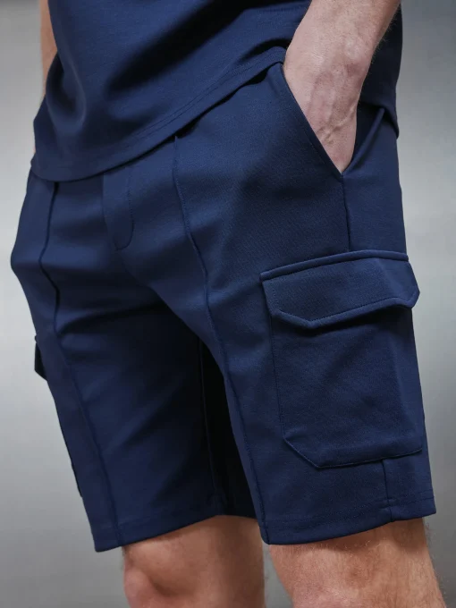 Luxe Cargo Short - Navy