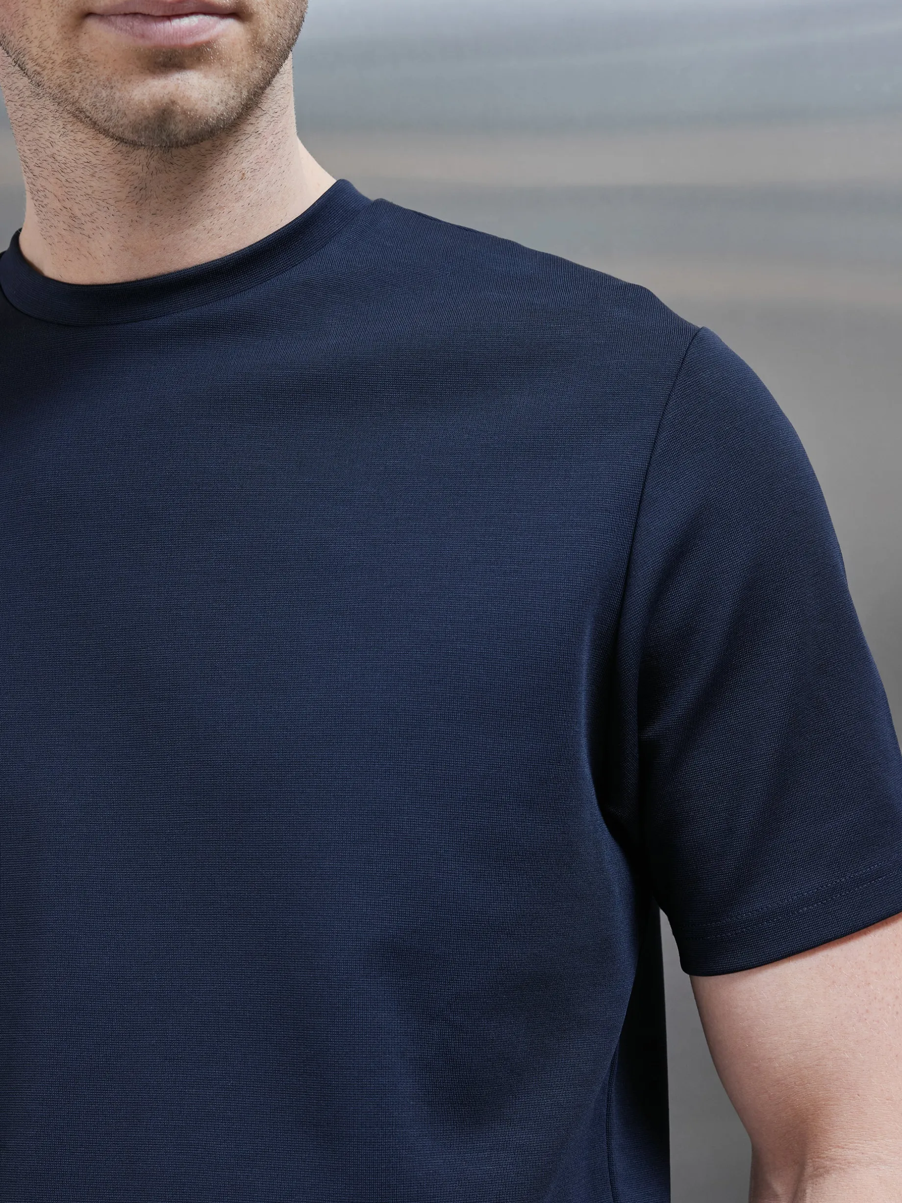 Luxe Essential T-Shirt - Navy