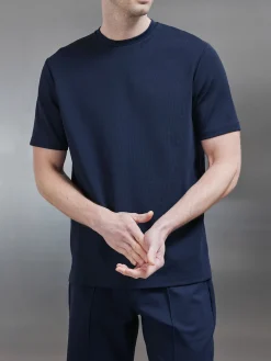 Luxe Essential T-Shirt - Navy