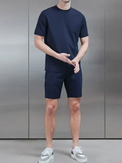 Luxe Essential T-Shirt - Navy