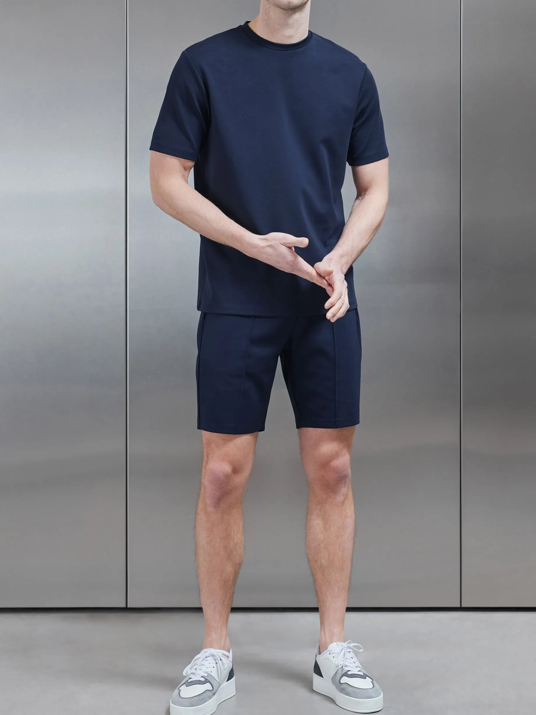 Luxe Essential T-Shirt - Navy