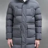 Mid Length Parka - Grey