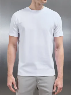 Mid Weight Interlock Essential T-Shirt - White