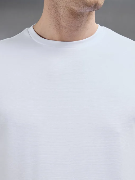 Mid Weight Interlock Essential T-Shirt - White