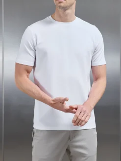 Mid Weight Interlock Essential T-Shirt - White