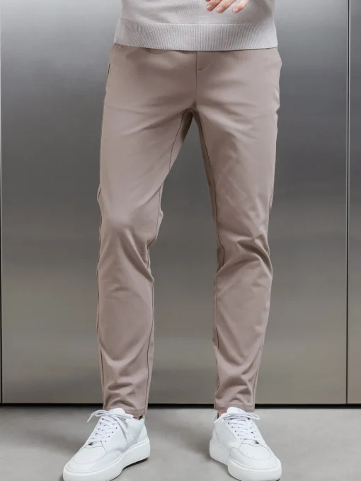 Mid Weight Tailored Chino Trouser - Taupe