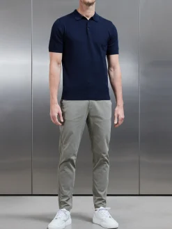 Mid Weight Tailored Chino Trouser - Olive