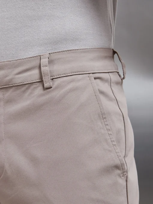 Mid Weight Tailored Chino Trouser - Taupe