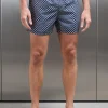 Palma Printed Swim Short - Navy