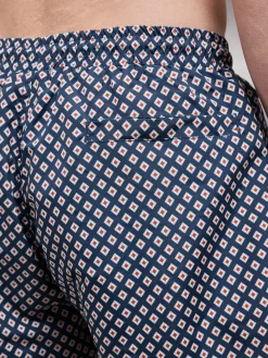 Palma Printed Swim Short - Navy
