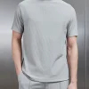 Pleated T-Shirt - Stone