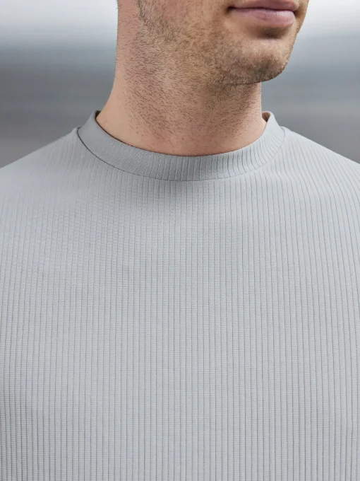 Pleated T-Shirt - Stone