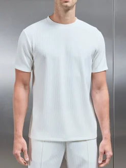 Pleated T-Shirt - Ecru