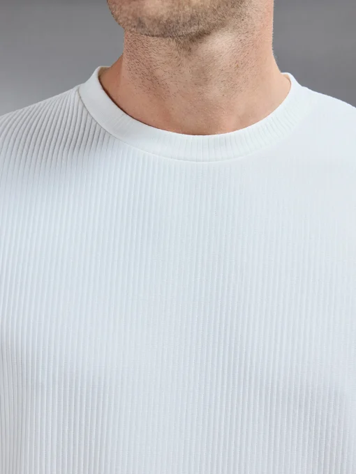 Pleated T-Shirt - Ecru