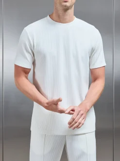 Pleated T-Shirt - Ecru