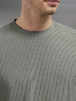 Pleated T-Shirt - Sage