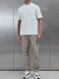 Regular Fit Chino Trouser - Taupe