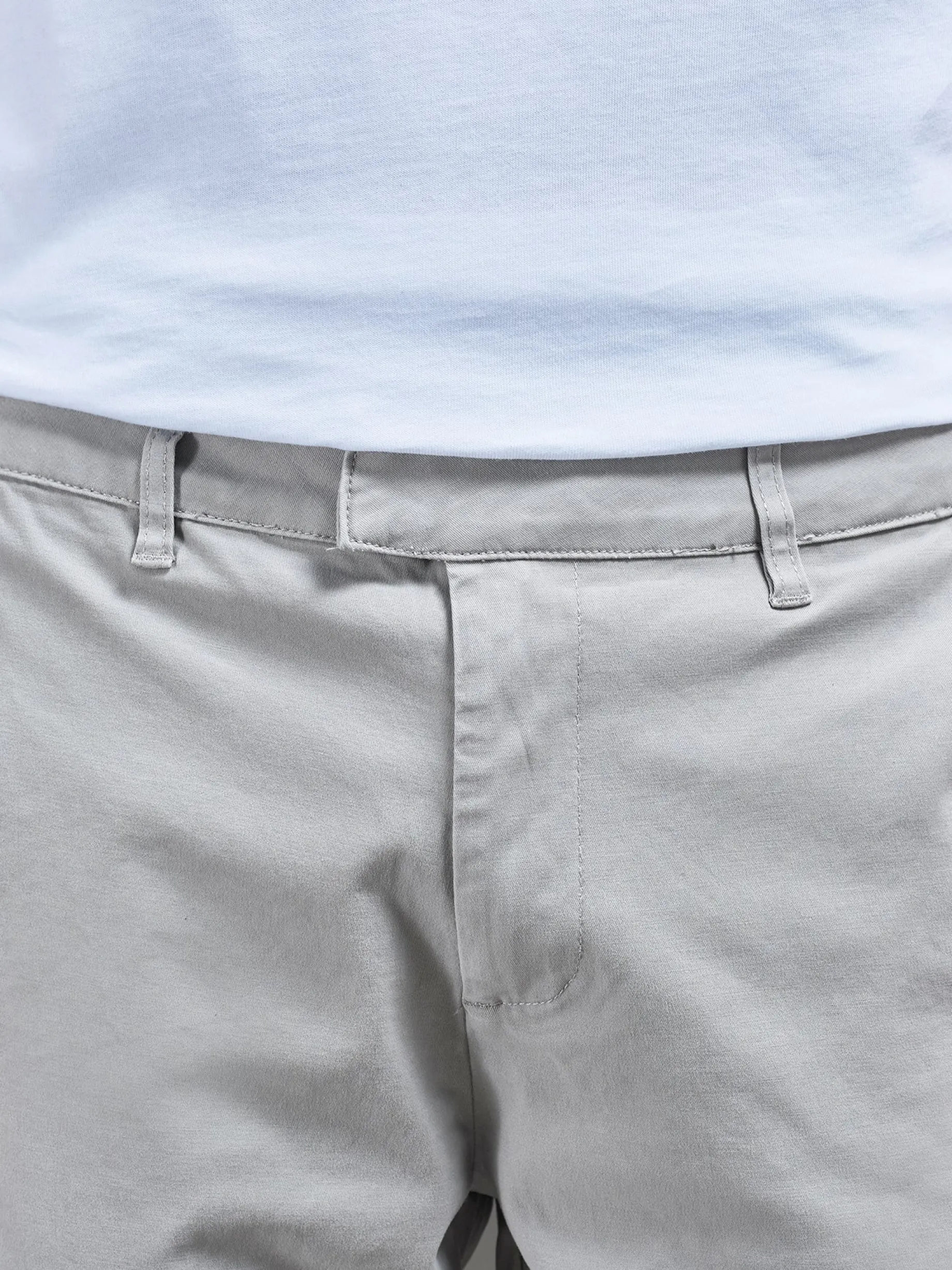 Regular Fit Chino Trouser - Stone