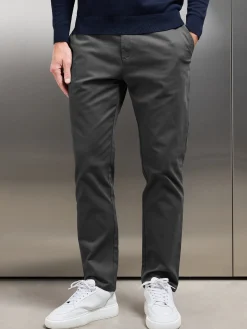 Relaxed Fit Chino Trouser - Grey