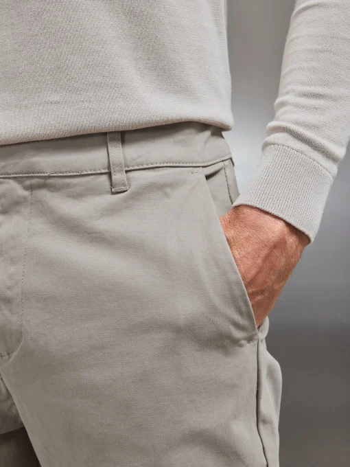 Relaxed Fit Chino Trouser - Taupe