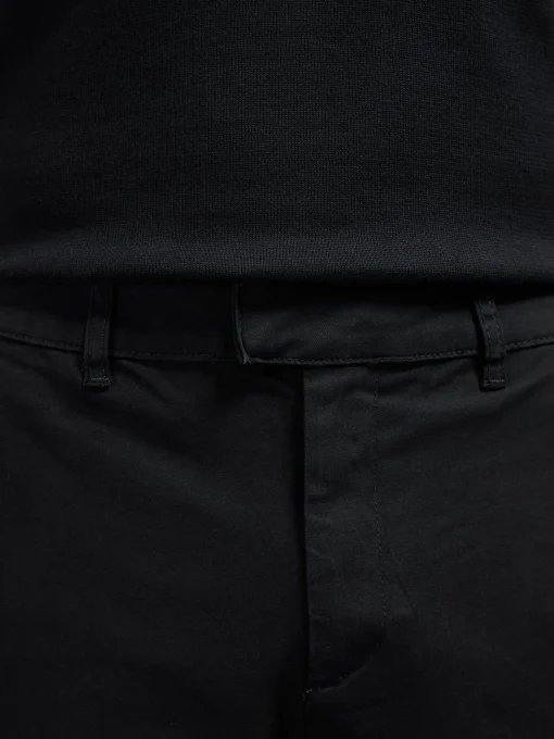 Relaxed Fit Chino Trouser - Black