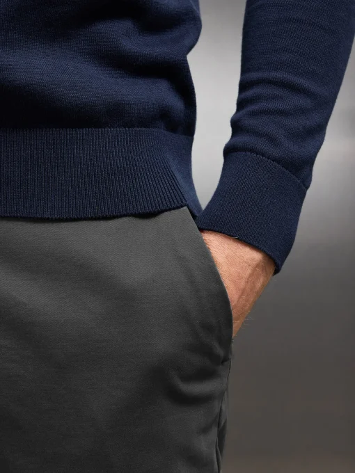 Relaxed Fit Chino Trouser - Grey