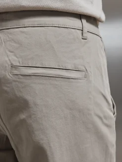 Relaxed Fit Chino Trouser - Taupe