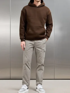 Relaxed Fit Cotton Cargo Pant - Taupe