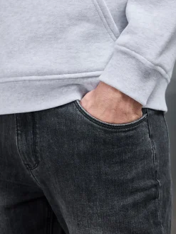 Relaxed Fit Denim Jeans - Grey Wash