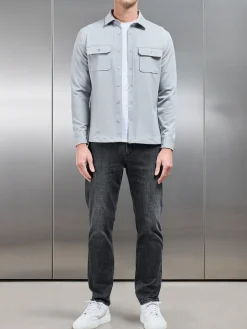 Relaxed Fit Denim Jeans - Grey Wash