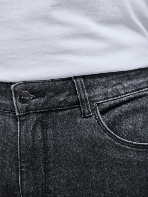 Relaxed Fit Denim Jeans - Grey Wash