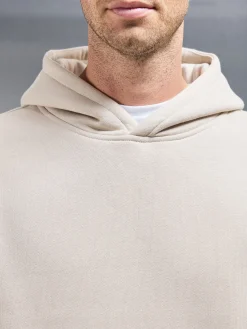 Relaxed Fit Hoodie - Beige