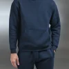 Relaxed Fit Hoodie - Navy