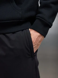 Relaxed Fit Nylon Cargo Pant - Black