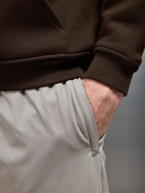 Relaxed Fit Nylon Cargo Pant - Taupe