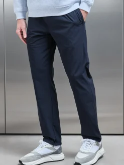 Relaxed Fit Nylon Trackpant - Navy
