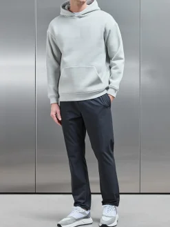 Relaxed Fit Nylon Trackpant - Grey