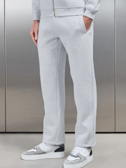 Relaxed Fit Straight Leg Jogger - Marl Grey